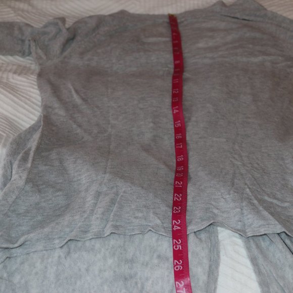 EXPRESS 100% Cotton Waterfall Drape Front Cardigan - Picture 16 of 16